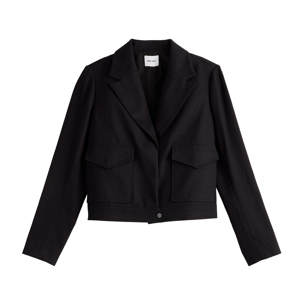 Brand New Women's Nine West Cropped Trucker Jacket